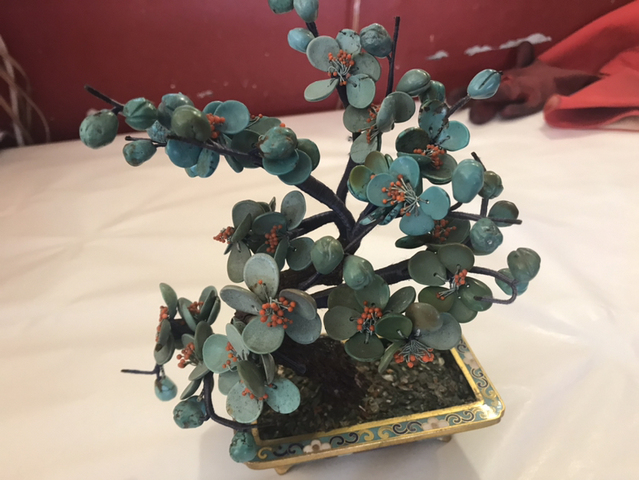 古玩玉器盆景拍賣，當前價格7000元