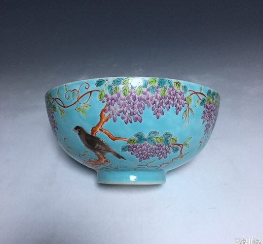 古玩陶瓷粉彩碗拍賣，當前價格18000元