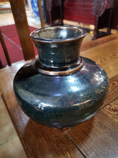 古玩陶瓷黑釉瓶拍賣，當前價格2000元