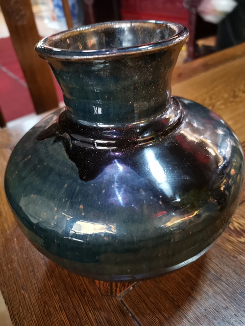 古玩陶瓷黑釉瓶拍賣，當前價格2000元