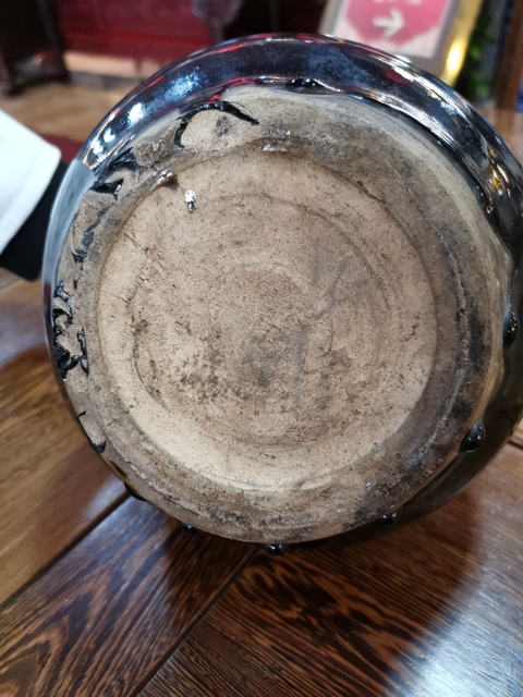 古玩陶瓷黑釉瓶拍賣，當前價格2000元