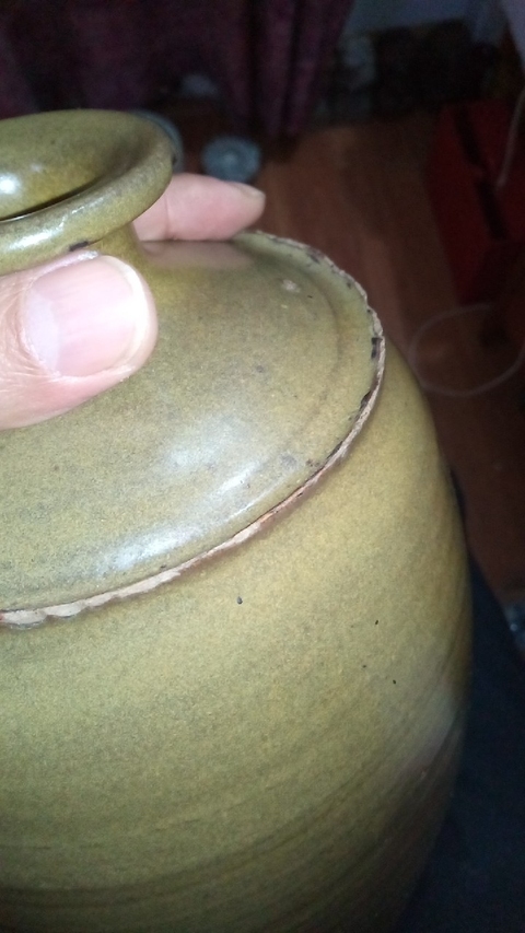 古玩陶瓷茶葉末釉瓶拍賣，當前價格7000元