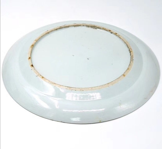 古玩陶瓷粉彩故事人物盤(pán)拍賣(mài)，當(dāng)前價(jià)格6000元