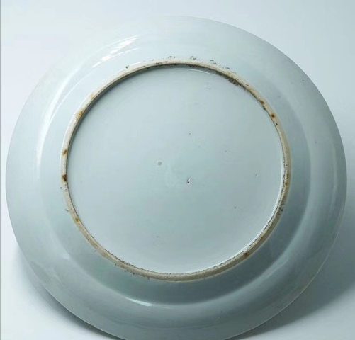 古玩陶瓷粉彩故事人物盤(pán)拍賣(mài)，當(dāng)前價(jià)格6000元