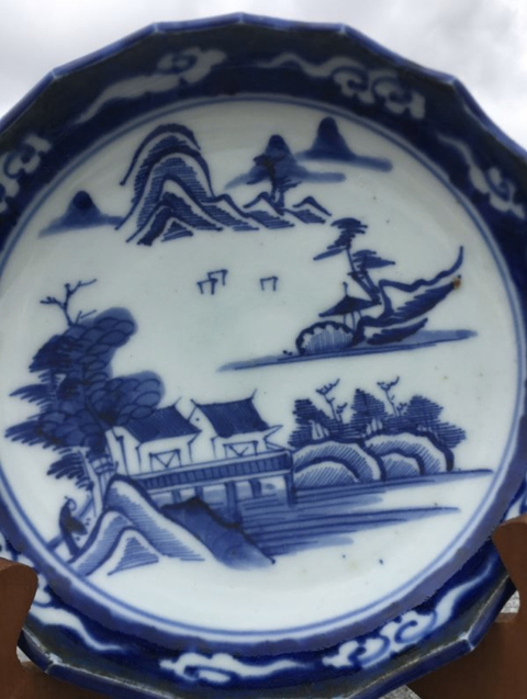 古玩陶瓷青花盤拍賣，當前價格2500元