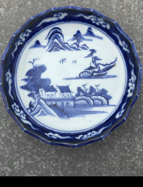 古玩陶瓷青花盤拍賣，當前價格2500元