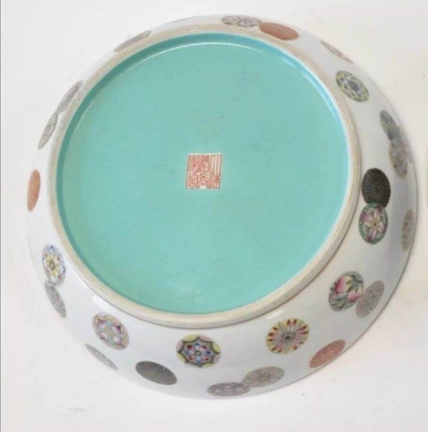 古玩陶瓷青花盤拍賣，當前價格19000元