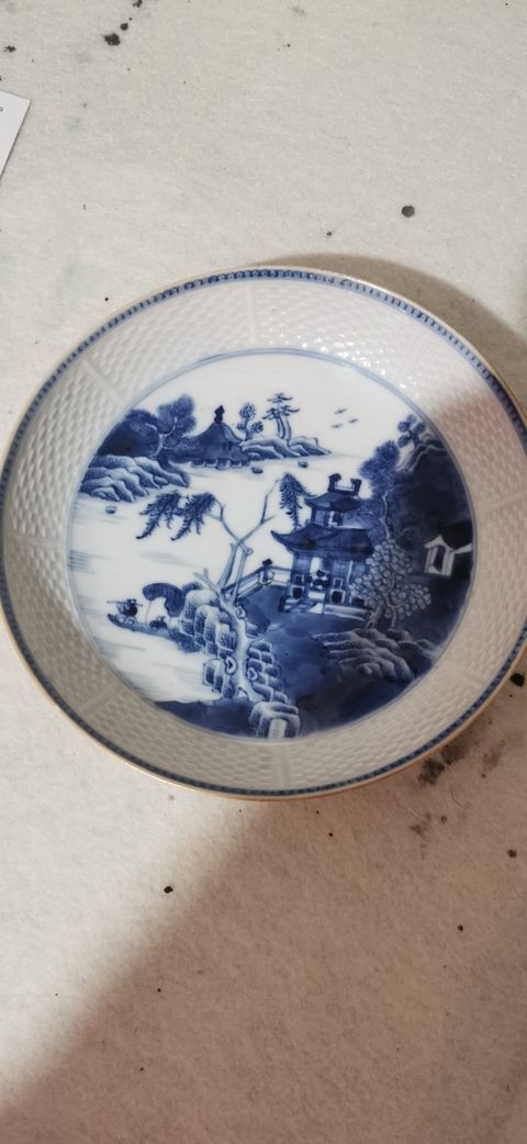 古玩陶瓷青花盤拍賣，當前價格19000元