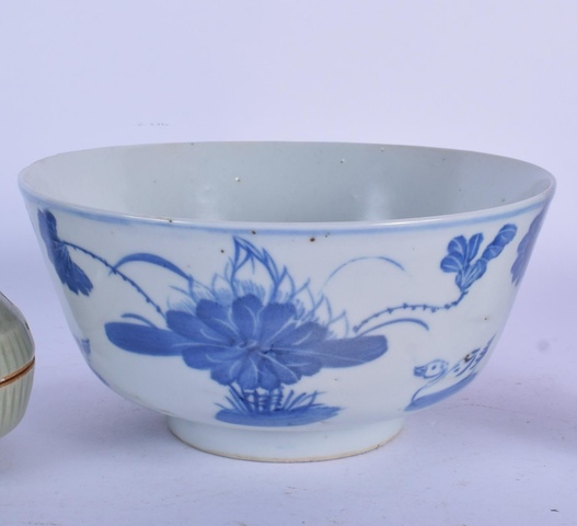 古玩陶瓷青花滿池嬌紋碗拍賣，當前價格8800元