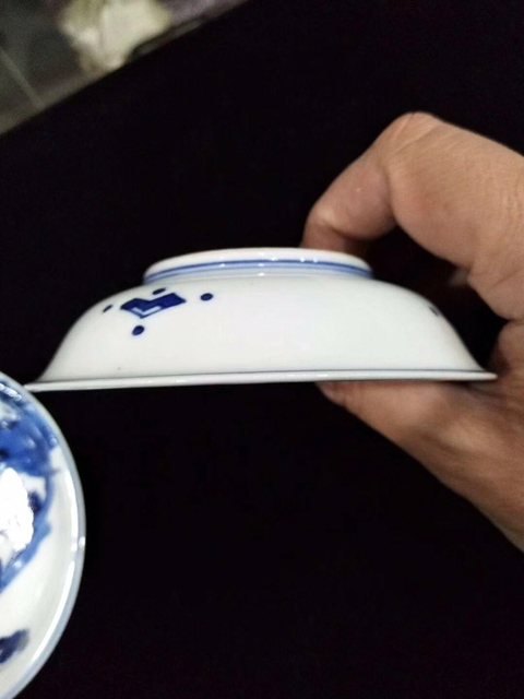 古玩陶瓷青花山水人物紋盤拍賣，當(dāng)前價格18000元