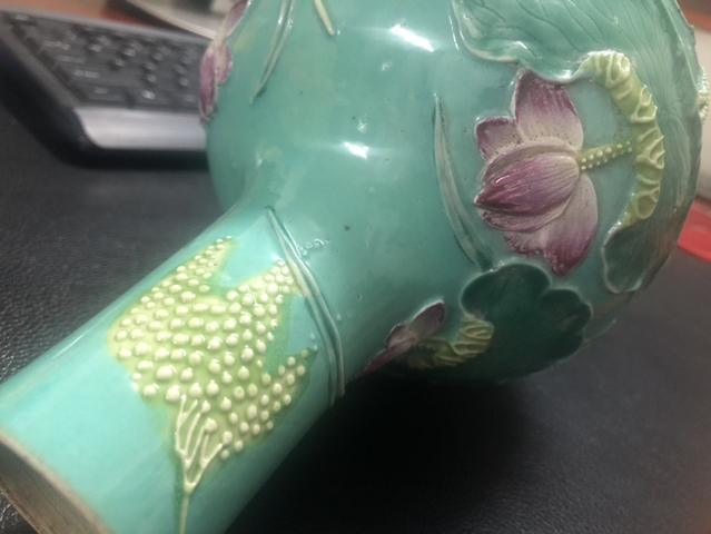 古玩陶瓷天球瓶拍賣，當前價格9000元