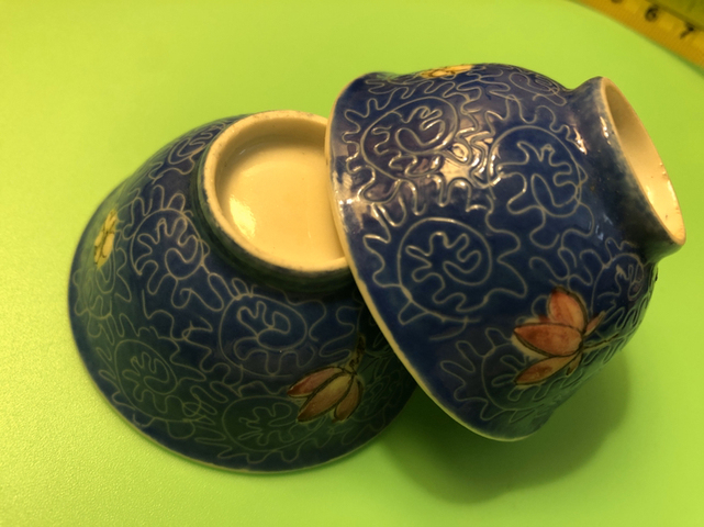 古玩陶瓷軋道粉彩杯拍賣，當(dāng)前價格7000元