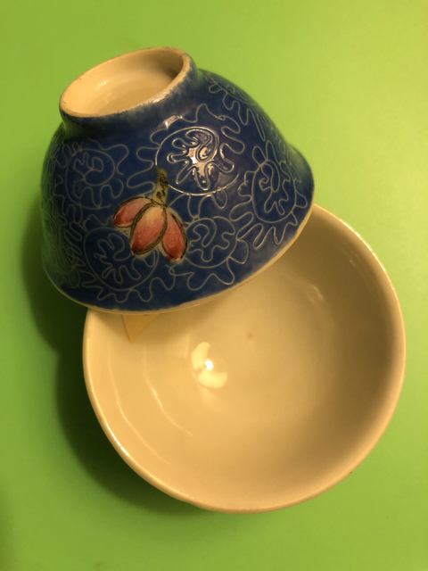 古玩陶瓷軋道粉彩杯拍賣，當(dāng)前價格7000元