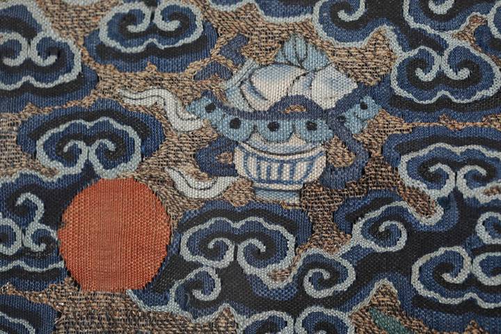 古玩雜項補子拍賣，當前價格7000元