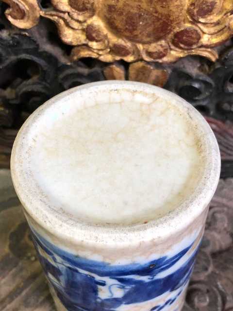 古玩陶瓷哥釉青花筆筒拍賣，當前價格13000元