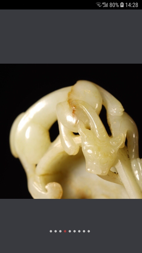 古玩玉器和田玉雕件拍賣，當(dāng)前價格8000元