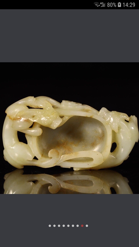 古玩玉器和田玉雕件拍賣，當(dāng)前價格8000元