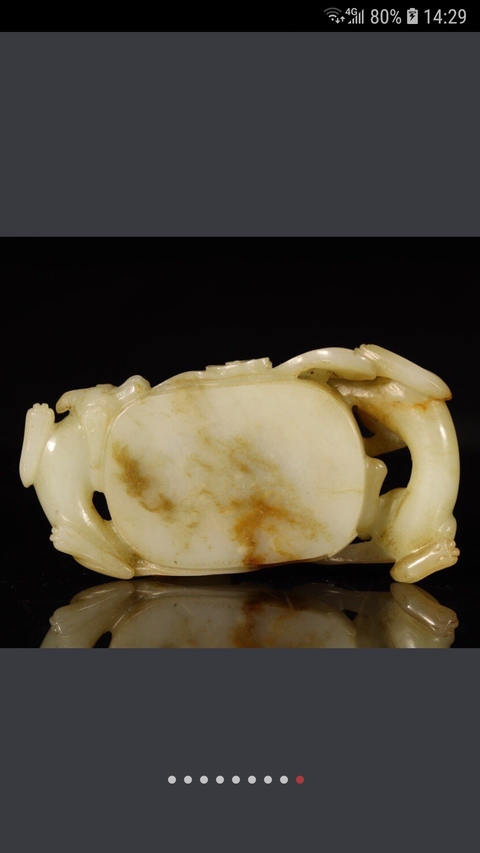 古玩玉器和田玉雕件拍賣，當(dāng)前價格8000元