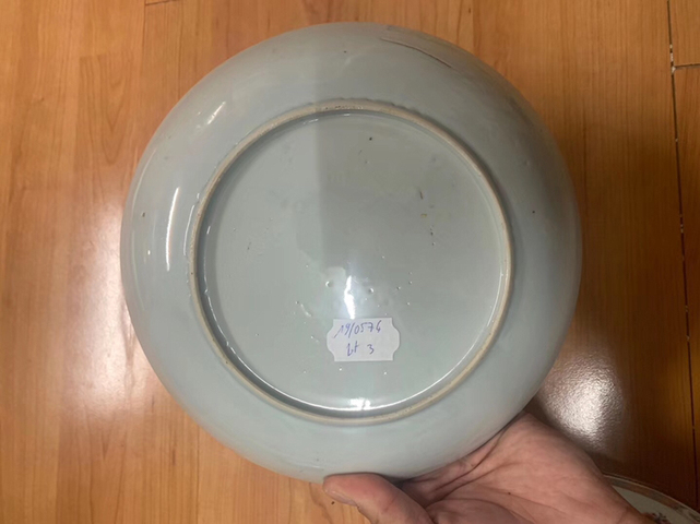 古玩陶瓷粉彩盤一對拍賣，當前價格8000元