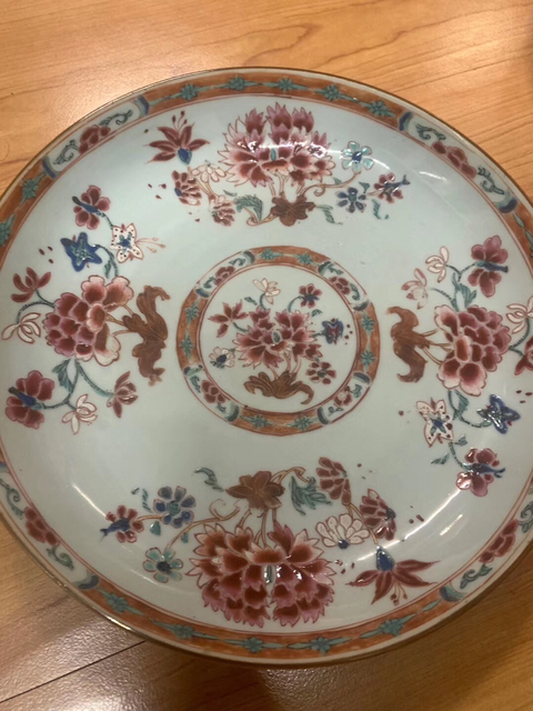 古玩陶瓷粉彩盤一對拍賣，當前價格8000元