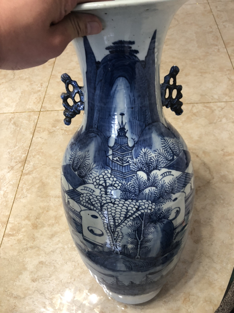 古玩陶瓷青花瓶拍賣，當前價格14000元