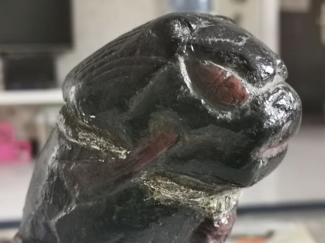 古玩雜項石獅拍賣，當前價格4000元