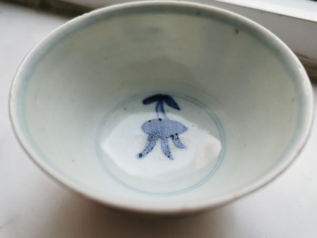 古玩陶瓷青花小碗拍賣，當(dāng)前價(jià)格3000元