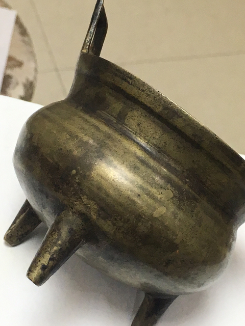 古玩銅器香爐拍賣，當前價格2000元