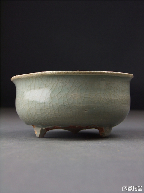 古玩陶瓷青瓷爐拍賣，當(dāng)前價(jià)格12800元