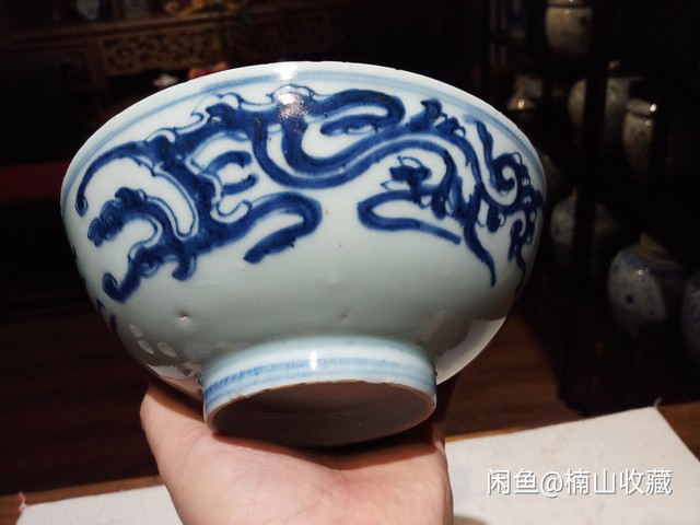 古玩陶瓷青花碗拍賣，當前價格9900元