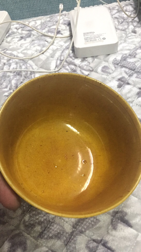 古玩陶瓷黃釉碗拍賣，當前價格9900元