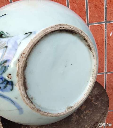 古玩陶瓷西瓜罐拍賣，當前價格9800元