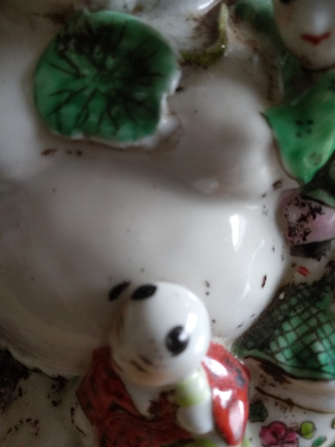 古玩陶瓷粉彩佛拍賣，當前價格8700元