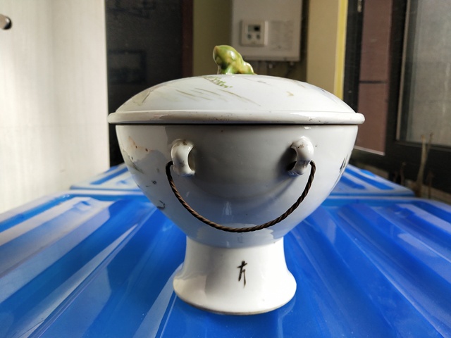 古玩陶瓷淺絳彩暖鍋拍賣，當前價格9260元