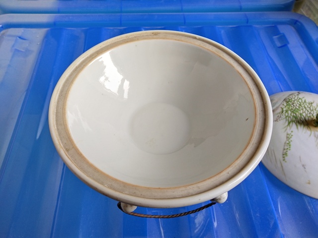 古玩陶瓷淺絳彩暖鍋拍賣，當前價格9260元