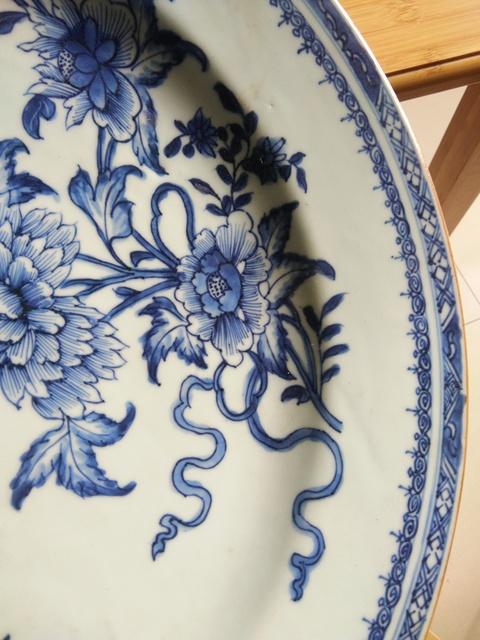 古玩陶瓷青花盤拍賣，當(dāng)前價(jià)格13900元