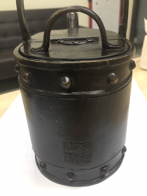 古玩銅器銅盒拍賣，當前價格14800元