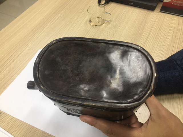 古玩銅器銅盒拍賣，當前價格14800元