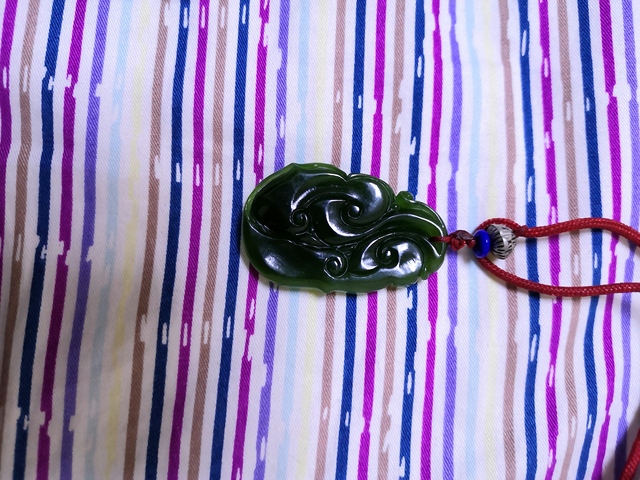 古玩玉器如意墜拍賣，當前價格12800元