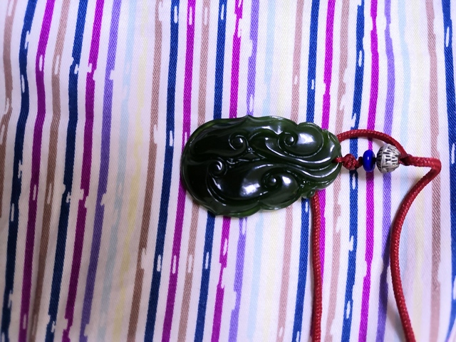 古玩玉器如意墜拍賣，當前價格12800元