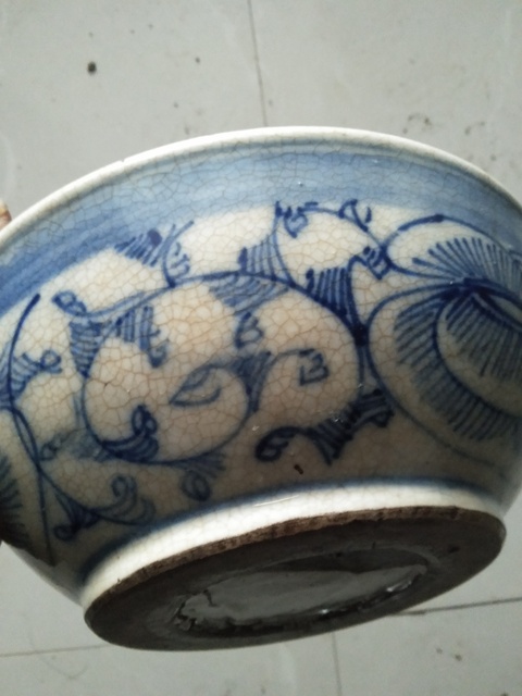 古玩陶瓷哥釉青花纏枝蓮紋香爐拍賣，當前價格9900元