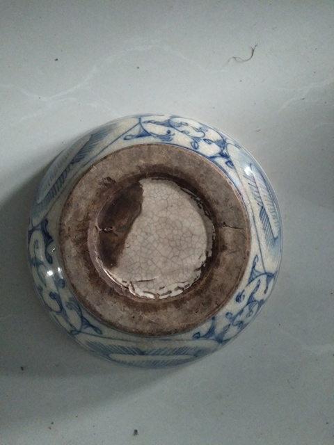 古玩陶瓷哥釉青花纏枝蓮紋香爐拍賣，當前價格9900元