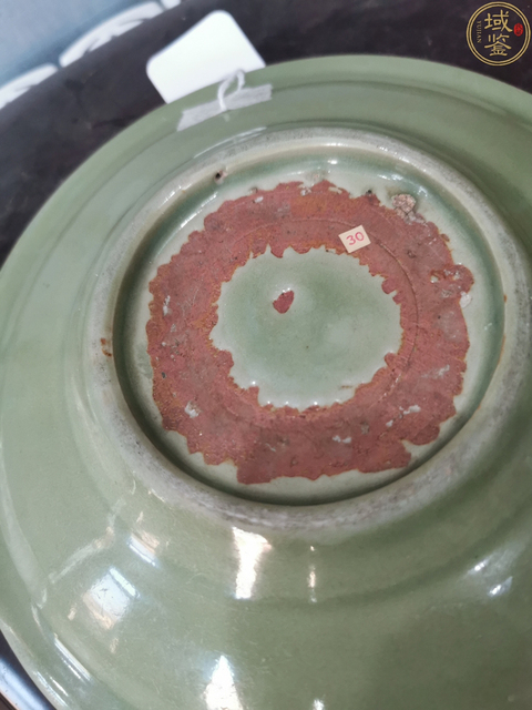 古玩陶瓷龍泉盤拍賣，當前價格10700元