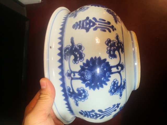 古玩陶瓷青花香爐拍賣，當前價格12600元