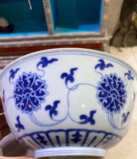 古玩陶瓷青花碗拍賣，當(dāng)前價格11800元