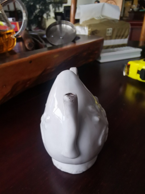 古玩陶瓷白釉印?；ɑ芗y倒流壺拍賣，當前價格7800元