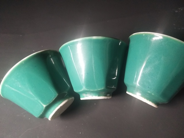 古玩陶瓷綠釉杯拍賣，當前價格10200元