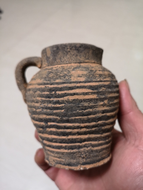 古玩陶瓷執壺拍賣，當前價格398元