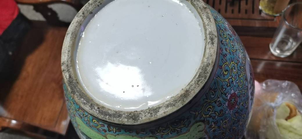 古玩陶瓷粉彩開光廣彩花鳥花卉紋葫蘆瓶拍賣，當前價格28000元