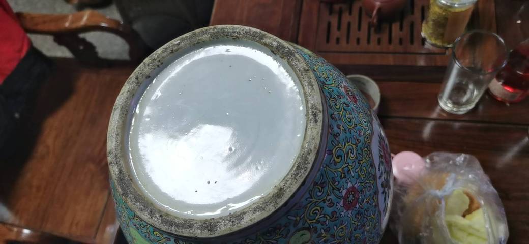 古玩陶瓷粉彩開光廣彩花鳥花卉紋葫蘆瓶拍賣，當前價格28000元